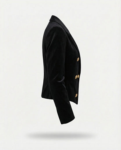 The Alexandra Velvet Blazer