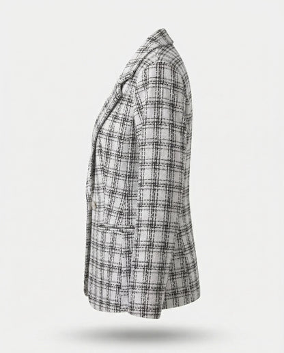 The Sophia Plaid Blazer