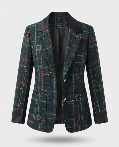 The Amelia Plaid Blazer
