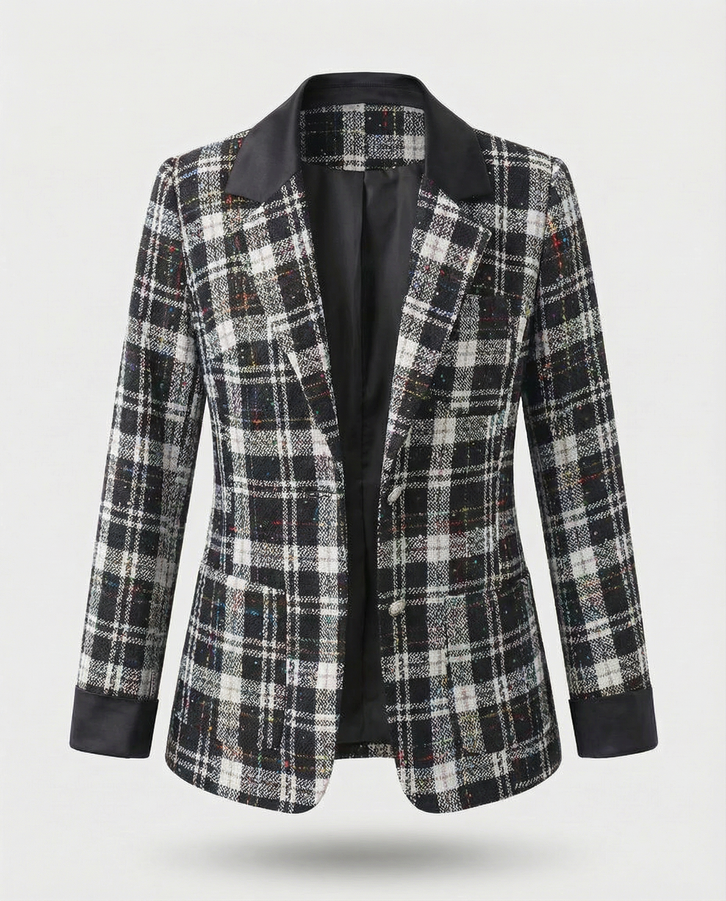The Amelia Plaid Blazer