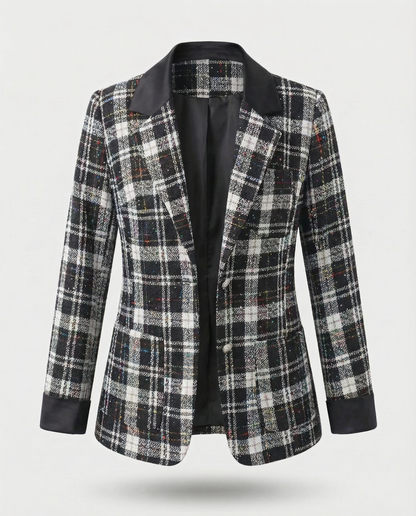 The Amelia Plaid Blazer