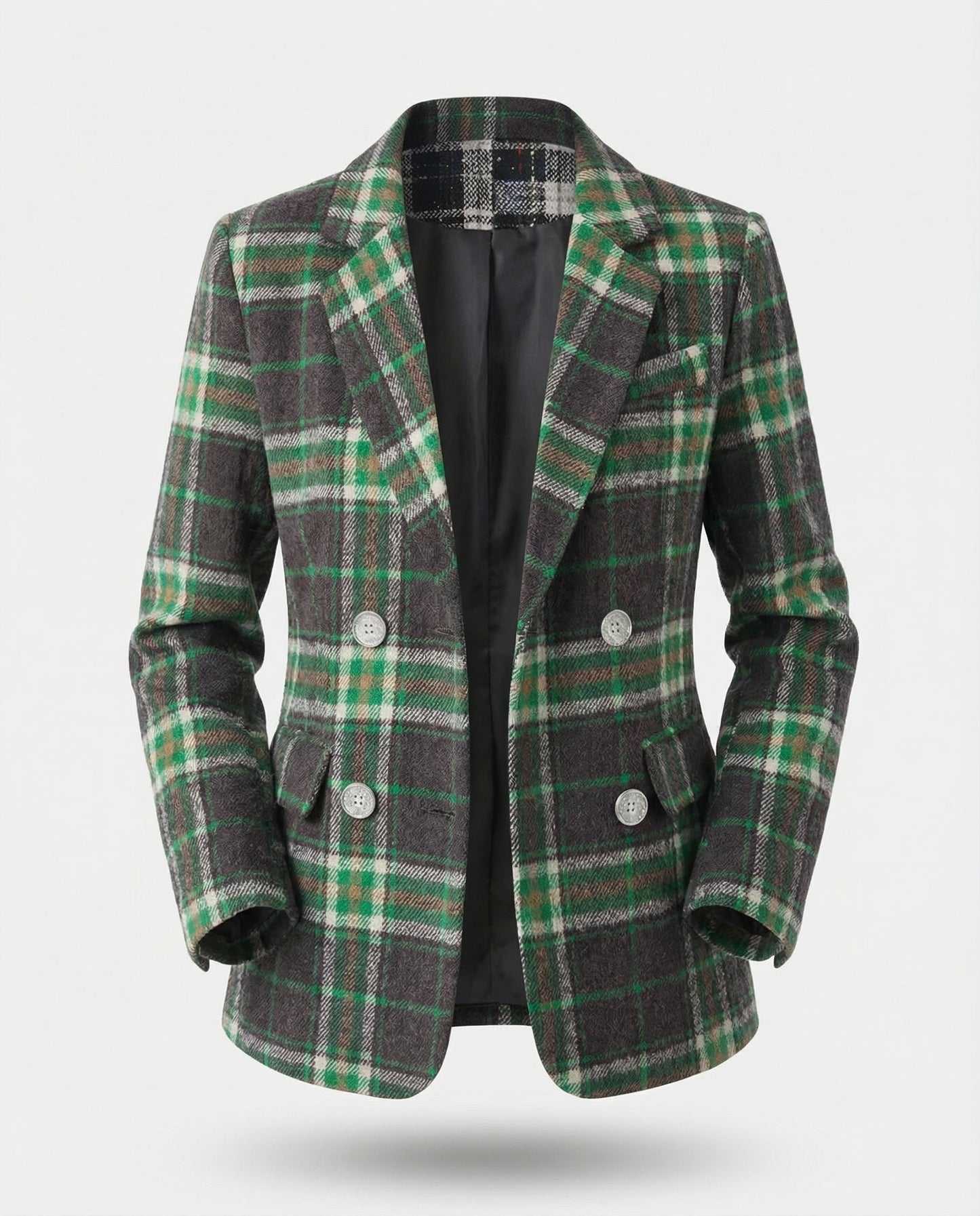 The Eleanor Plaid Blazer