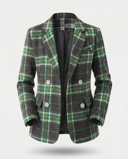 The Eleanor Plaid Blazer