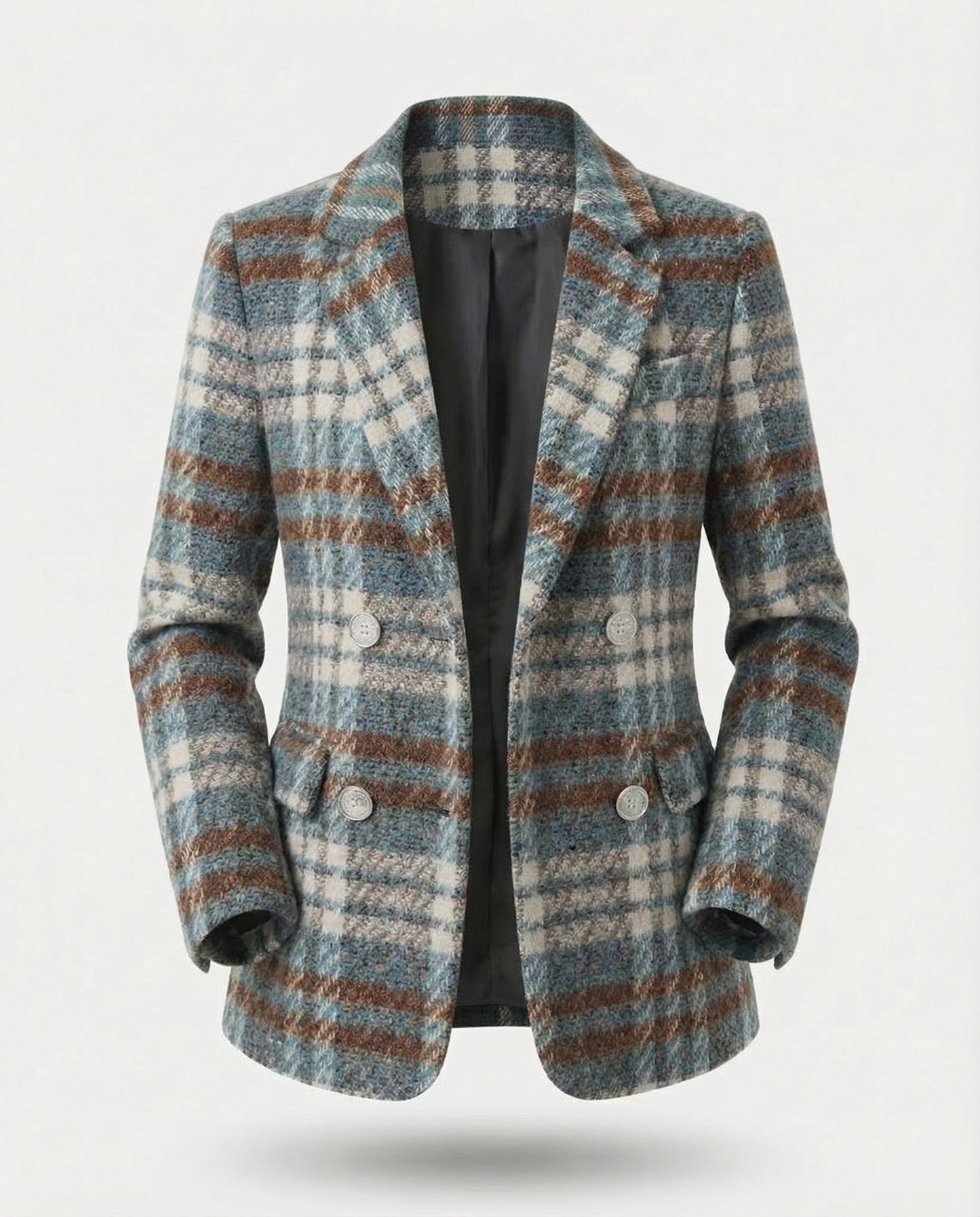 The Eleanor Plaid Blazer