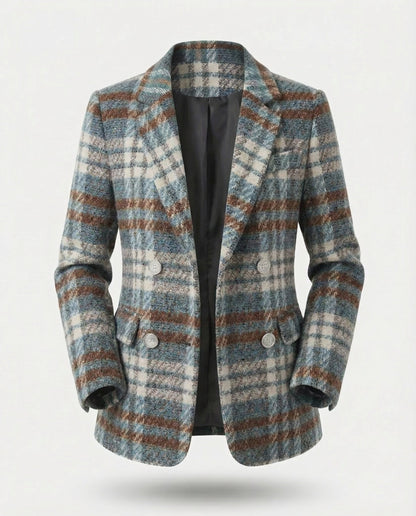 The Eleanor Plaid Blazer