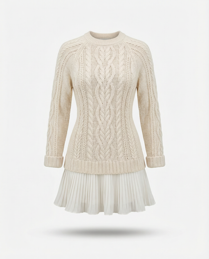 Gaëlle™ Knitted Sweater Dress