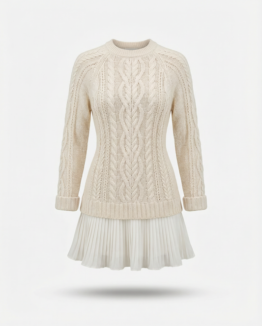 Gaëlle™ Knitted Sweater Dress