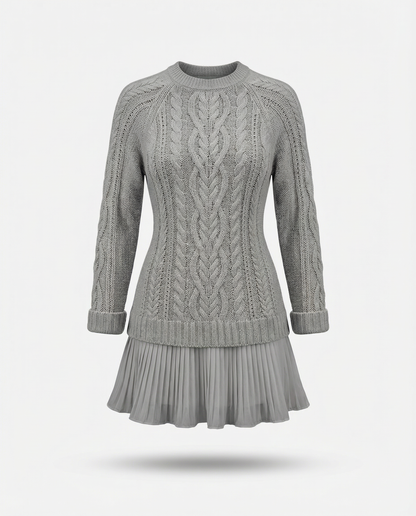 Gaëlle™ Knitted Sweater Dress