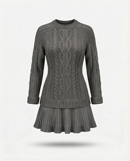 Gaëlle™ Knitted Sweater Dress