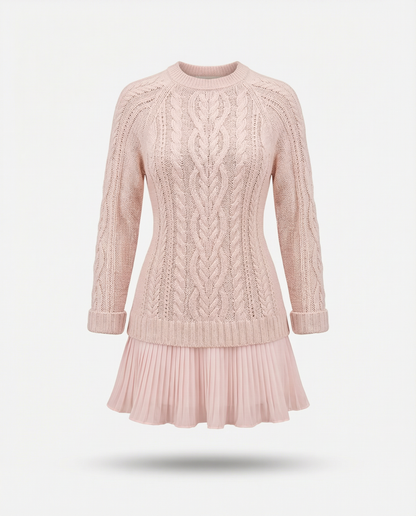 Gaëlle™ Knitted Sweater Dress