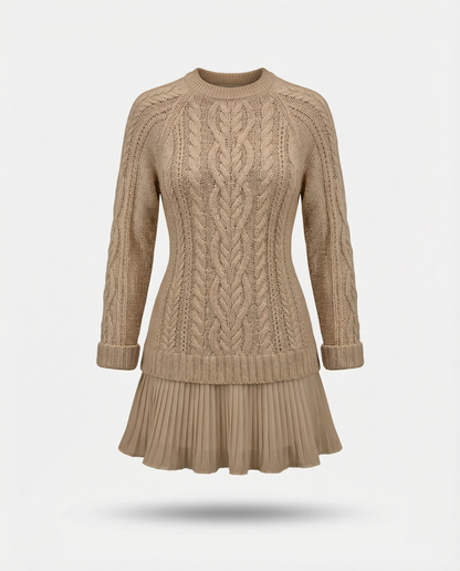 Gaëlle™ Knitted Sweater Dress