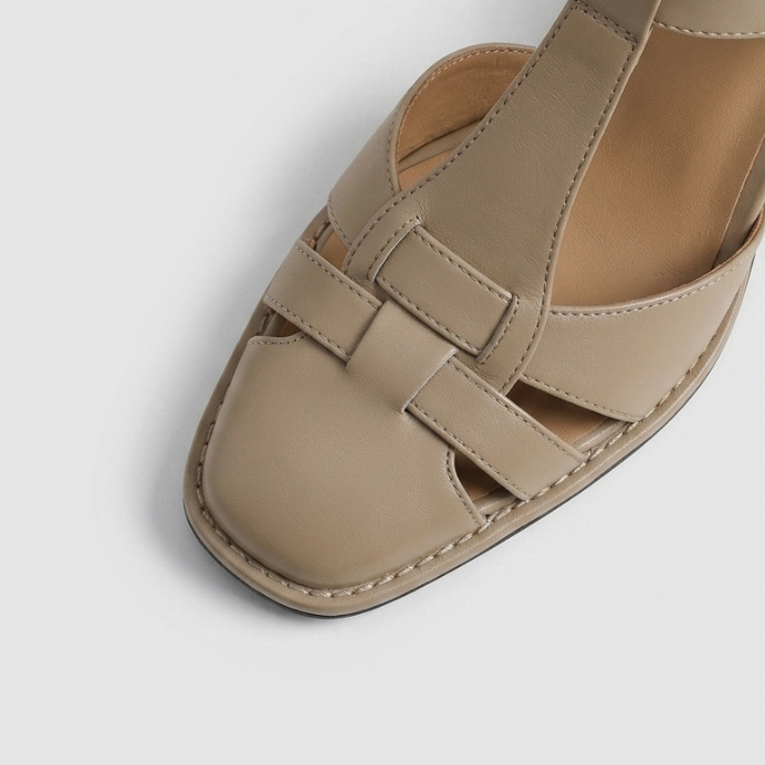 Scarlett – Orthopedic T-strap block heels