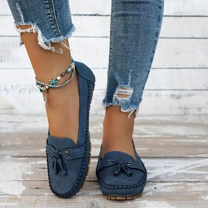 Reagan - Classic Bow Loafers