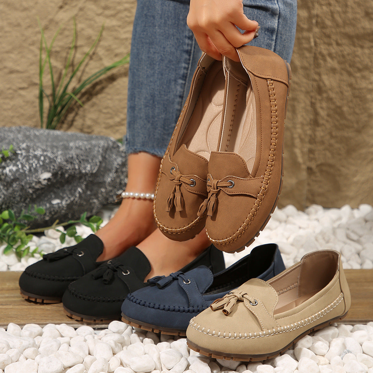 Reagan - Classic Bow Loafers