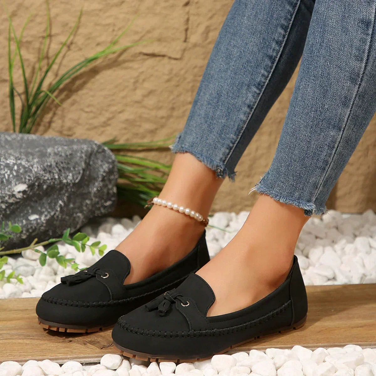 Reagan - Classic Bow Loafers